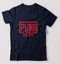 Load image into Gallery viewer, PUBG Stuff T-Shirt for Men-Navy Blue-Ektarfa.online