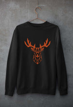 Load image into Gallery viewer, Deer Unisex Sweatshirt for Men/Women-Black-Ektarfa.online