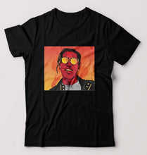 Load image into Gallery viewer, Asap Rocky T-Shirt for Men-Black-Ektarfa.online