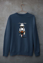 Load image into Gallery viewer, Royal Enfield - Bullet With Number Unisex Sweatshirt for Men/Women-Navy Blue-Ektarfa.online