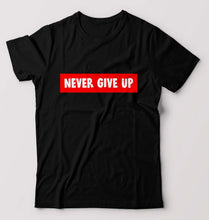 Load image into Gallery viewer, Never Give UP T-Shirt for Men-Black-Ektarfa.online