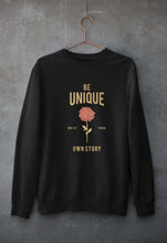 Load image into Gallery viewer, Be Unique Unisex Sweatshirt for Men/Women-Black-Ektarfa.online