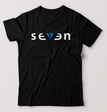 Load image into Gallery viewer, Seven MS Dhoni Thala T-Shirt for Men-Black-Ektarfa.online