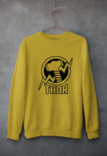 Load image into Gallery viewer, Thor Superhero Unisex Sweatshirt for Men/Women-Mustard Yellow-Ektarfa.online