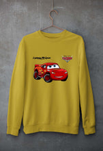 Load image into Gallery viewer, Lightning McQueen Unisex Sweatshirt for Men/Women-Mustard Yellow-Ektarfa.online