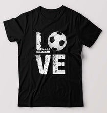Load image into Gallery viewer, Love Football T-Shirt for Men-Black-Ektarfa.online