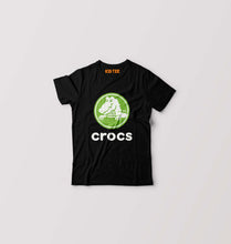 Load image into Gallery viewer, Crocs Kids T-Shirt for Boy/Girl-Black-Ektarfa.online
