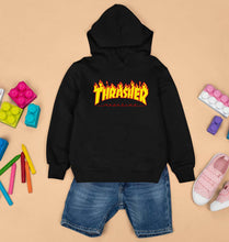 Load image into Gallery viewer, Thrasher Kids Hoodie for Boy/Girl-Black-Ektarfa.online