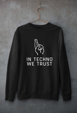 Load image into Gallery viewer, Techno Unisex Sweatshirt for Men/Women-Black-Ektarfa.online
