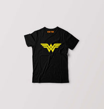 Load image into Gallery viewer, Wonder Woman Superhero Kids T-Shirt for Boy/Girl-Black-Ektarfa.online