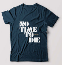 Load image into Gallery viewer, No Time To Die James Bond 007 T-Shirt for Men-Petrol Blue-Ektarfa.online
