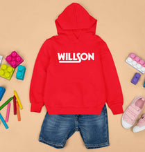 Load image into Gallery viewer, Wilson Kids Hoodie for Boy/Girl-Red-Ektarfa.online
