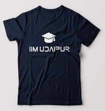 Load image into Gallery viewer, IIM Udaipur T-Shirt for Men-Navy Blue-Ektarfa.online