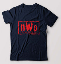 Load image into Gallery viewer, New World Order (NWO) WWE T-Shirt for Men-Navy Blue-Ektarfa.online