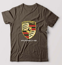 Load image into Gallery viewer, Porsche T-Shirt for Men-Olive Green-Ektarfa.online