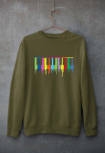 Load image into Gallery viewer, Piano Unisex Sweatshirt for Men/Women-Olive Green-Ektarfa.online