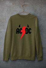 Load image into Gallery viewer, ACDC Unisex Sweatshirt for Men/Women-Olive Green-Ektarfa.online