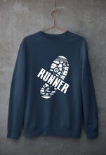 Load image into Gallery viewer, Runner Running Unisex Sweatshirt for Men/Women-Navy Blue-Ektarfa.online