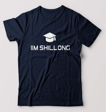 Load image into Gallery viewer, IIM Shillong T-Shirt for Men-Navy Blue-Ektarfa.online