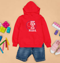 Load image into Gallery viewer, PUBG Keep Calm And Play Pubg Kids Hoodie for Boy/Girl-RED-Ektarfa.online