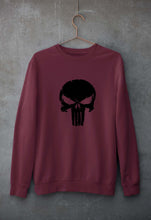 Load image into Gallery viewer, Punisher Unisex Sweatshirt for Men/Women-Maroon-Ektarfa.online