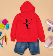 Load image into Gallery viewer, Roger Federer(RF) Kids Hoodie for Boy/Girl-Red-Ektarfa.online