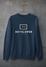 Load image into Gallery viewer, Developer Unisex Sweatshirt for Men/Women-Navy Blue-Ektarfa.online
