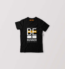 Load image into Gallery viewer, Runner Running Kids T-Shirt for Boy/Girl-Black-Ektarfa.online
