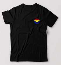 Load image into Gallery viewer, Captain marvel logo T-Shirt for Men-Black-Ektarfa.online