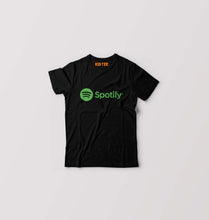 Load image into Gallery viewer, Spotify T-Shirt for Boy/Girl-Black-Ektarfa.online