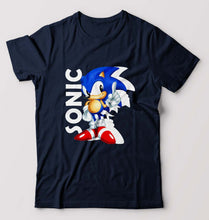 Load image into Gallery viewer, Sonic T-Shirt for Men-Navy Blue-Ektarfa.online