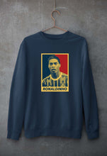 Load image into Gallery viewer, Ronaldinho Unisex Sweatshirt for Men/Women-Navy Blue-Ektarfa.online