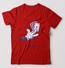 Load image into Gallery viewer, Poker T-Shirt for Men-Red-Ektarfa.online