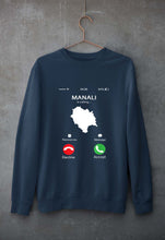 Load image into Gallery viewer, Manali Calling Unisex Sweatshirt for Men/Women-Navy blue-Ektarfa.online