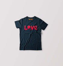 Load image into Gallery viewer, Love Table Tennis (TT) Kids T-Shirt for Boy/Girl-Petrol Blue-Ektarfa.online
