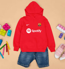 Load image into Gallery viewer, Barcelona 2022-23 Kids Hoodie for Boy/Girl-RED-Ektarfa.online