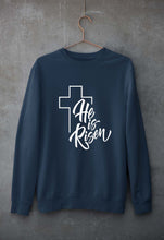Load image into Gallery viewer, Christian Unisex Sweatshirt for Men/Women-Navy Blue-Ektarfa.online