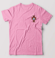 Load image into Gallery viewer, Portugal Football T-Shirt for Men-Light Baby Pink-Ektarfa.online