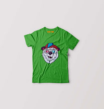 Load image into Gallery viewer, Bear Kids T-Shirt for Boy/Girl-Flag Green-Ektarfa.online