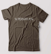 Load image into Gallery viewer, Supernatural T-Shirt for Men-Olive Green-Ektarfa.online