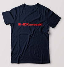 Load image into Gallery viewer, Kawasaki T-Shirt for Men-Navy Blue-Ektarfa.online