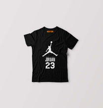 Load image into Gallery viewer, Michael Jordan Kids T-Shirt for Boy/Girl-Black-Ektarfa.online