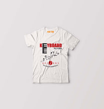 Load image into Gallery viewer, Piano Keyboard Kids T-Shirt for Boy/Girl-White-Ektarfa.online