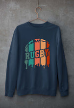 Load image into Gallery viewer, Rugby Unisex Sweatshirt for Men/Women-Navy Blue-Ektarfa.online