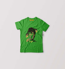Load image into Gallery viewer, Bruce Lee Kids T-Shirt for Boy/Girl-Flag Green-Ektarfa.online