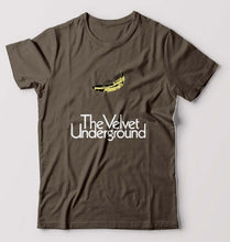 Load image into Gallery viewer, The Velvet Underground T-Shirt for Men-Olive Green-Ektarfa.online