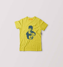 Load image into Gallery viewer, Bruce Lee Kids T-Shirt for Boy/Girl-Yellow-Ektarfa.online