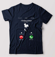 Load image into Gallery viewer, Thailand Calling T-Shirt for Men-Navy Blue-Ektarfa.online