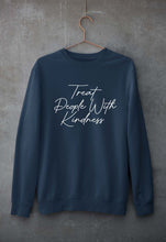 Load image into Gallery viewer, treat people.with kindness harry styles Unisex Sweatshirt for Men/Women-Navy Blue-Ektarfa.online
