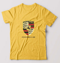 Load image into Gallery viewer, Porsche T-Shirt for Men-Golden yellow-Ektarfa.online